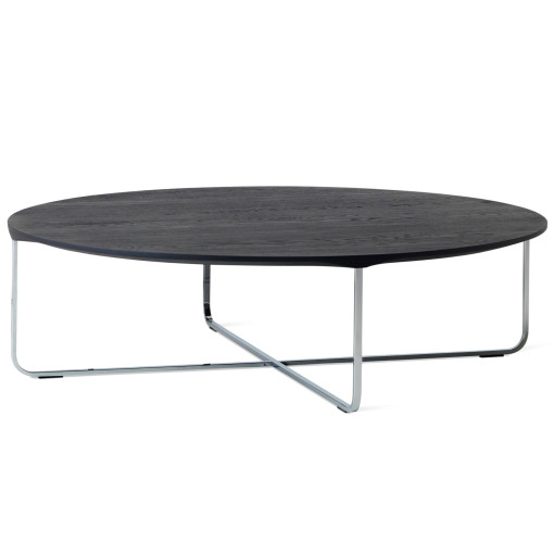 Flint salontafel 110 essen carbon,onderstel rvs