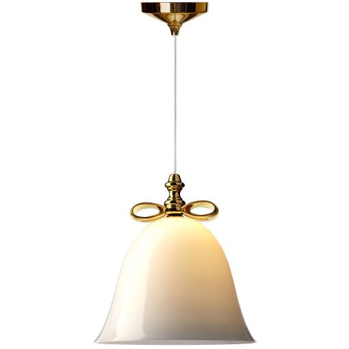 Bell hanglamp small Ø22 goud/wit