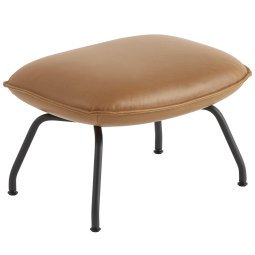 Doze ottoman refine leather cognac