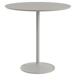 Soft eettafel Ø95x95 Grey Linoleum