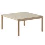 Couple salontafel 80x84 plain eiken sand