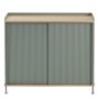 Enfold Tall dressoir lichtgroen/eiken