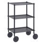 Flow trolley 3 laags blauw grijs