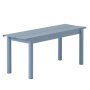 Linear Steel tuinbank 110 Pale Blue