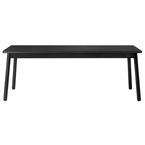 Adaptable tafel zwart 200x90