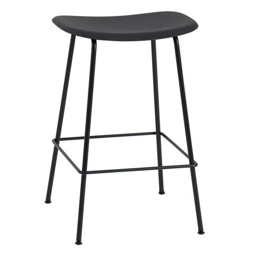 Fiber Counter Stool zwart/antraciet