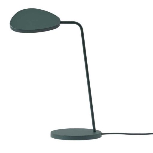 Leaf bureaulamp LED donkergroen