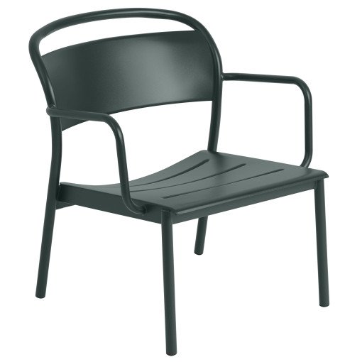 Linear Steel fauteuil Dark Green