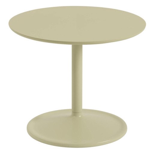 Soft bijzettafel Ø48x40 Beige Green Laminate