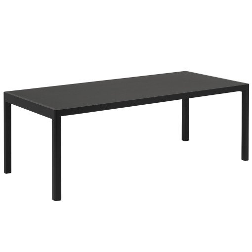 Workshop tafel 200x92cm zwart linoleum