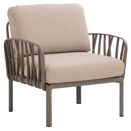 Komodo Poltrona fauteuil Tortora/Canvas Sunbrella