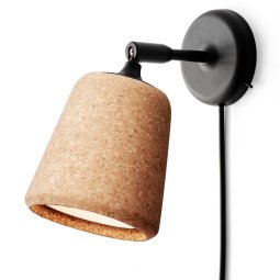 Material wandlamp naturel kurk