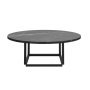 Florence salontafel Ø90 Black Marquina Marble Blad