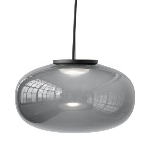 Karl-Johan hanglamp Ø40 large smoked glass