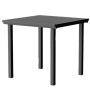 19 outdoors tafel 80.5x80.5 zwart