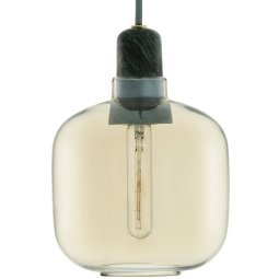 Amp Lamp hanglamp small Ø14 goud/groen