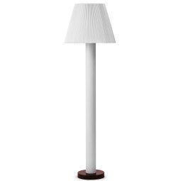 Cellu vloerlamp wit