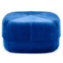 Circus Velour poef large electric blue