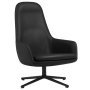 Era High fauteuil zwart swivel Ultra Leather Black