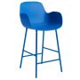 Form Armchair barkruk 75cm felblauw