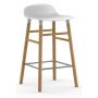 Form Barstool barkruk 65cm met eiken onderstel wit