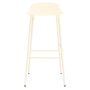 Form Barstool barkruk 75 cm met stalen onderstel creme