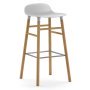 Form Barstool barkruk 75cm met eiken onderstel wit