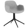 Form swivel armchair stoel stof. zwart Synergy Grey