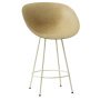 Mat Bar Armchair barkruk 65cm Hemp Cream Steel