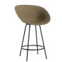 Mat Bar Armchair barkruk 65cm Seaweed Black Steel 