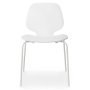 My Chair stoel essenhout wit / wit onderstel