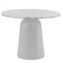 Turn Table Marble bijzettafel white
