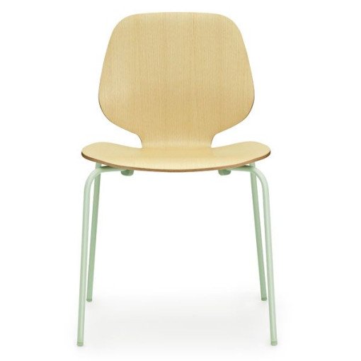 My Chair stoel essenhout groen onderstel
