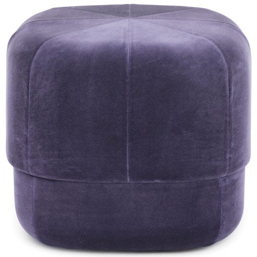 Circus Velour poef small purple