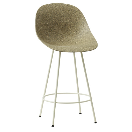 Mat Bar Chair barkruk 65cm Seaweed Cream Steel