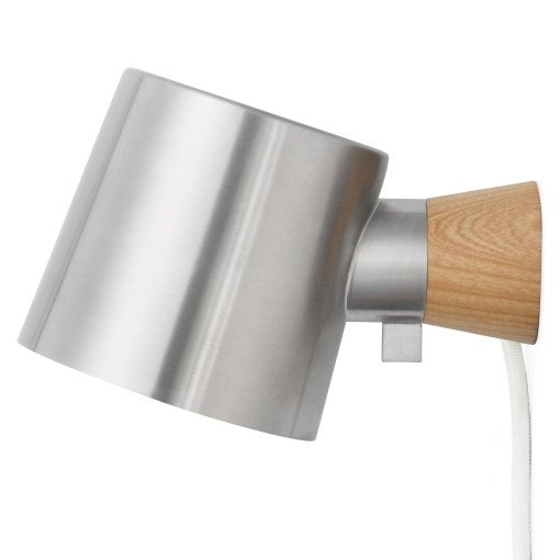 Rise wandlamp stainless steel