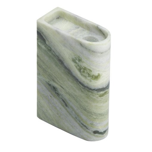 Monolith kandelaar medium groen marmer