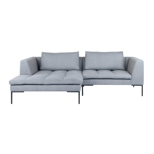 Rikke chaise longue links soft grey