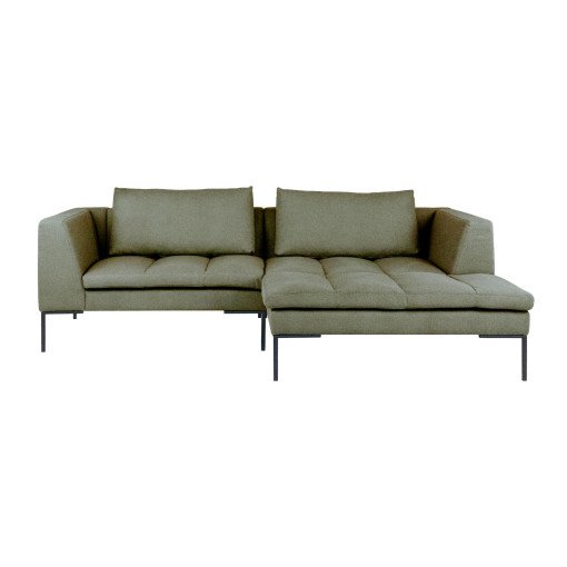 Rikke chaise longue rechts sage green