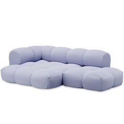 Sander 3-zits bank links Lilac Blue