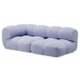 Sander 2,5-zits bank links Lilac Blue