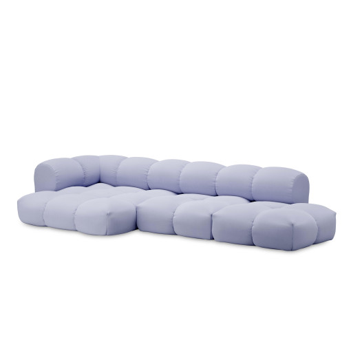 Sander 4-zits bank links Lilac Blue