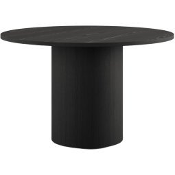 Kami Round tafel 120 essen carbon black