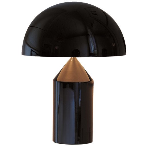 Atollo tafellamp H70 zwart