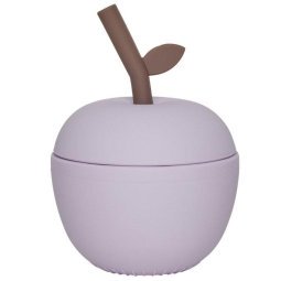 Apple drinkfles siliconen Lavender