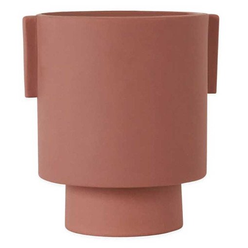 Inka Kana bloempot L Ø15 Terracotta