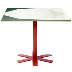 Parrot tafel 90x90 lichtgroen-donkergroen patroon