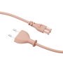 Stroomkabel 7,5 meter tv-accessoire Dusty Rose 