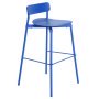 Fromme barkruk H75 blauw