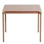 Fromme eettafel 70x70 Terracotta